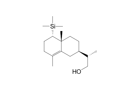 (11S)-1.alpha.-Trimethylsilyl-7.alpha.H-eudesm-4-en-12-ol