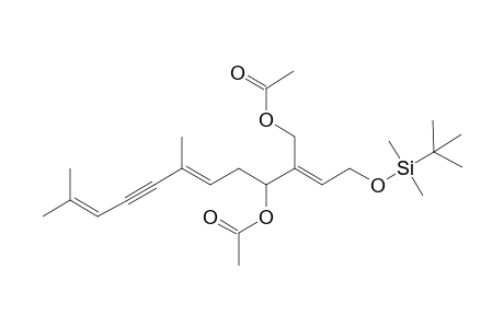 2-[2-(tert-Butyldimethylsilyloxy)ethylidene]-1,3-diacetoxy-6,10-dimethylundecadi-5,9-en-7-yne