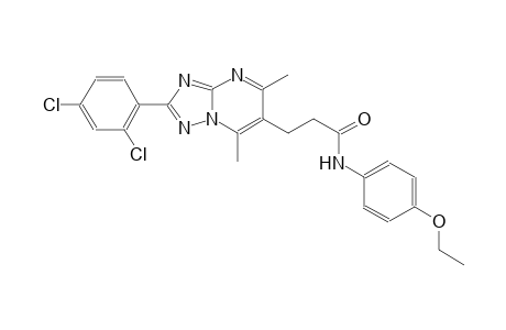 [1,2,4]triazolo[1,5-a]pyrimidine-6-propanamide, 2-(2,4-dichlorophenyl)-N-(4-ethoxyphenyl)-5,7-dimethyl-