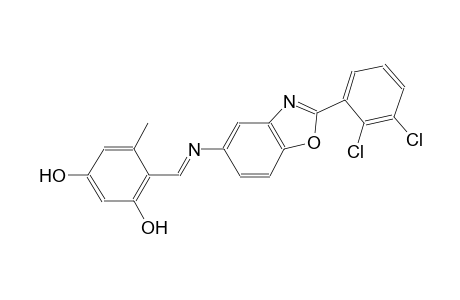 1,3-benzenediol, 4-[(E)-[[2-(2,3-dichlorophenyl)-5-benzoxazolyl]imino]methyl]-5-methyl-