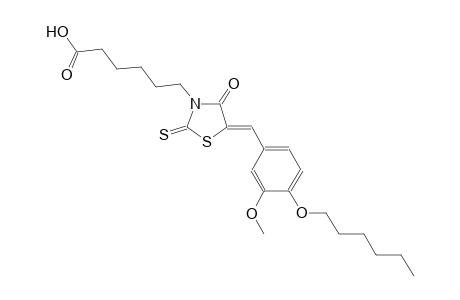 3-thiazolidinehexanoic acid, 5-[[4-(hexyloxy)-3-methoxyphenyl]methylene]-4-oxo-2-thioxo-, (5Z)-