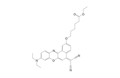 6-[5-(dicyanomethylene)-9-(diethylamino)benzo[a]phenoxazin-2-yl]oxyhexanoic acid ethyl ester