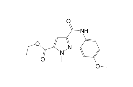 ethyl 3-[(4-methoxyanilino)carbonyl]-1-methyl-1H-pyrazole-5-carboxylate