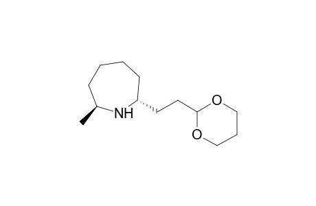 (2S,7R)-2-Methyl-7-[2'-(1",3"-dioxan-2"-yl)ethyl]-azepane