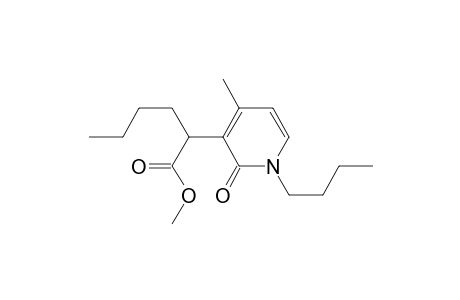 2-(1-Butyl-4-methyl-2-oxo-1,2-dihydropyridin-3-yl)hexanoic acid methyl ester