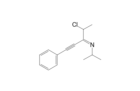 (E)-N-(4-Chloro-1-phenylpent-1-yn-3-ylidene)-isopropylamine