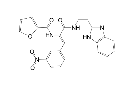 N-[(Z)-1-[2-(1H-benzimidazol-2-yl)ethylcarbamoyl]-2-(3-nitrophenyl)vinyl]-2-furamide