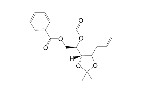 (4S,5S,6R)-7-Benzoyloxy-6-formyloxy-4,5-isopropylidenedioxyheptene