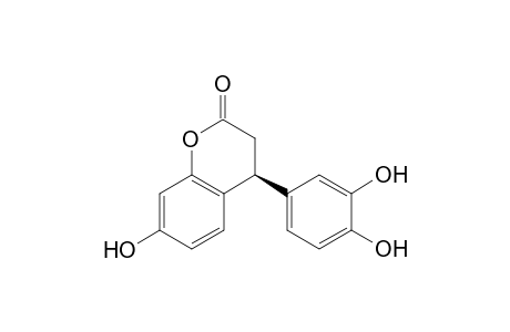 (4S)-4-(3,4-Dihydroxyphenyl)-7-hydroxy-chroman-2-one