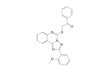 ethanone, 2-[[2-(2-methoxyphenyl)[1,2,4]triazolo[1,5-c]quinazolin-5-yl]thio]-1-phenyl-