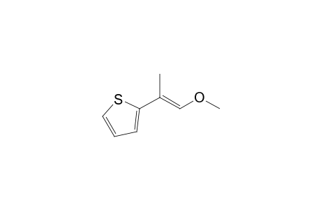 2-[(E)-1-methoxyprop-1-en-2-yl]thiophene