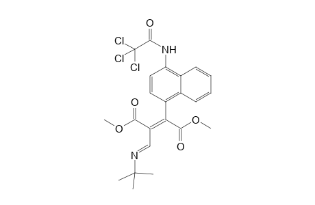 Dimethyl 2-[(t-butylylimino)methylidene]-3-[4'-(2',2',2'-trichloroacetamido)-1'-naphthyl]-succinate