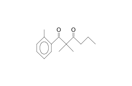 2,2-Dimethyl-1-(2-methyl-phenyl)-hexane-1,3-dione