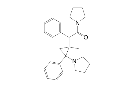 Pyrrolidine, 1-[[1-methyl-2-phenyl-2-(1-pyrrolidinyl)cyclopropyl]phenylacetyl]-