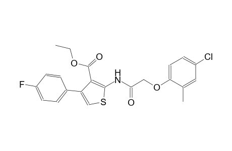 ethyl 2-{[(4-chloro-2-methylphenoxy)acetyl]amino}-4-(4-fluorophenyl)-3-thiophenecarboxylate