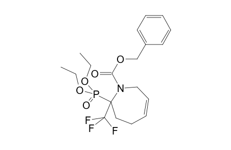 (phenylmethyl) 7-diethoxyphosphoryl-7-(trifluoromethyl)-5,6-dihydro-2H-azepine-1-carboxylate