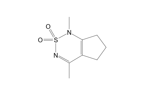 1,4-DIMETHYL-1,5,6,7-TETRAHYDRO-CYCLOPENTA-[C]-[1,2,6]-THIADIAZINE-2,2-DIOXIDE