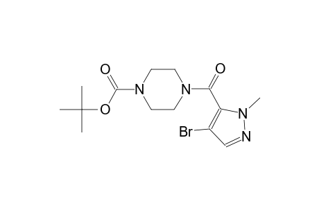tert-butyl 4-[(4-bromo-1-methyl-1H-pyrazol-5-yl)carbonyl]-1-piperazinecarboxylate