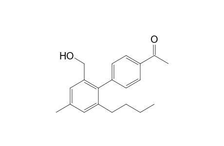 4-Acetyl-2'-butyl-4'-methyl-6'-hydroxymethylbiphenyl