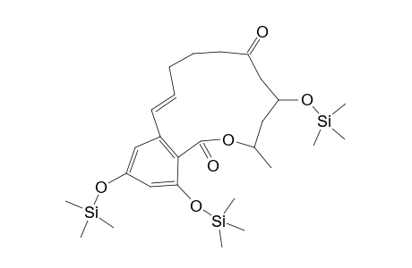 3-Methyl-5,14,16-tris[(trimethylsilyl)oxy]-3,4,5,6,9,10-hexahydro-1H-2-benzoxacyclotetradecine-1,7(8H)-dione