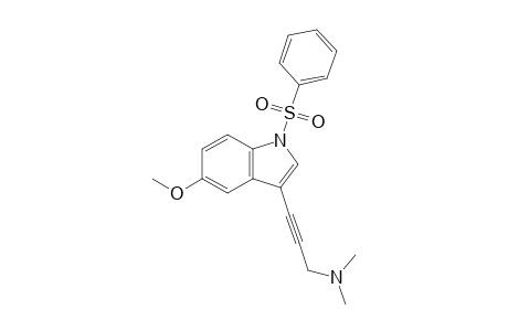3-(1-besyl-5-methoxy-indol-3-yl)prop-2-ynyl-dimethyl-amine