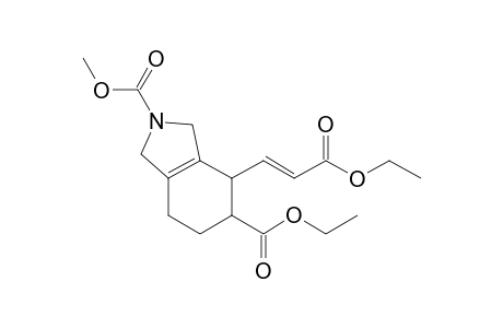 Ethyl 4-[(E)-2-ethoxycarbonylvinyl]-2-methoxycarbonyl-2,3,4,5,6,7-hexahydro-1H-isoindole-5-carboxylate
