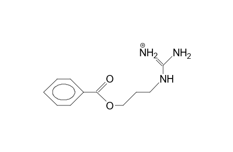 Benzoic acid, 3-guanidino-propyl ester cation