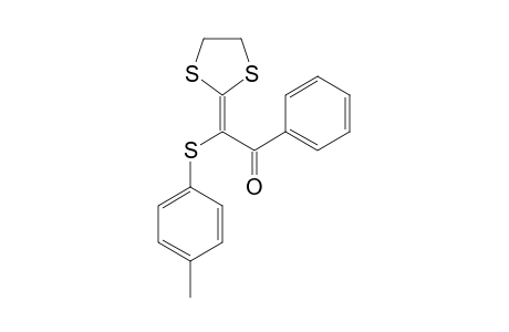 2-[(4-METHYL-PHENYLTHIO-BENZOYL)-METHYLIDENE]-1,3-DITHIOLANE