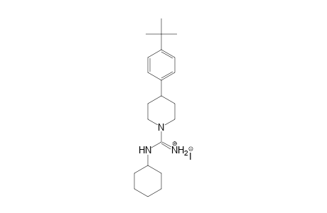 1-Piperidinecarboximidamide, N-cyclohexyl-4-[4-(1,1-dimethylethyl)phenyl]-, monohydriodide