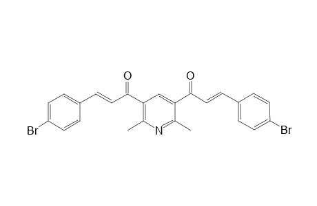 3,5-bis[2'-(4"-Bromophenyl))ethenylcarbonyl]-2,6-dimethylpyridine