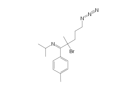N-[5-AZIDO-2-BROMO-2-METHYL-2-(4-METHYLPHENYL)-1-BUTYLIDENE]-ISOPROPYL-AMINE