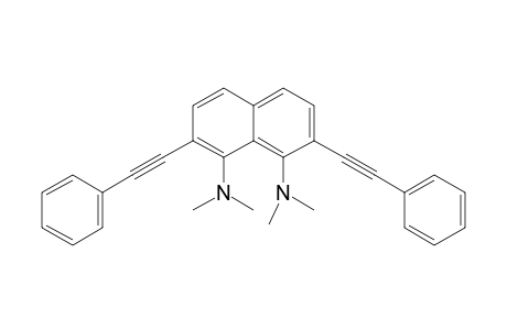 1,8-Bis(dimethylamino)-2,7-bis(phenylethynyl)-naphthalene