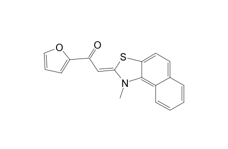 Ethanone, 1-(2-furanyl)-2-(1-methylnaphtho[1,2-d]thiazol-2(1H)-ylidene)-