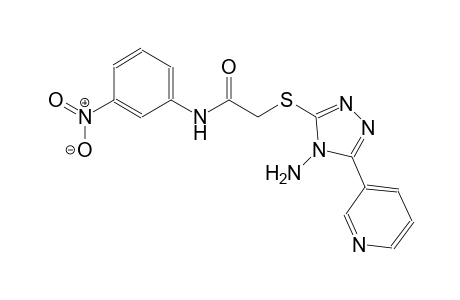 acetamide, 2-[[4-amino-5-(3-pyridinyl)-4H-1,2,4-triazol-3-yl]thio]-N-(3-nitrophenyl)-