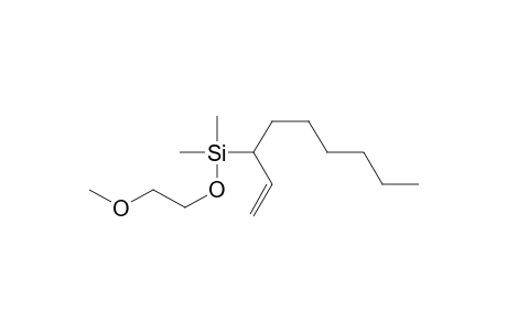 Silane, (1-ethenylheptyl)(2-methoxyethoxy)dimethyl-