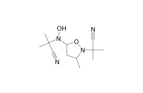 2-{5-[(1-cyano-1-methylethyl)(hydroxy)amino]-3-methyl-2-isoxazolidinyl}-2-methylpropanenitrile