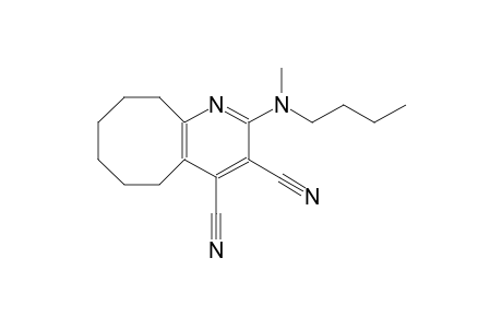 cycloocta[b]pyridine-3,4-dicarbonitrile, 2-(butylmethylamino)-5,6,7,8,9,10-hexahydro-