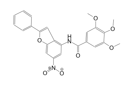 benzamide, 3,4,5-trimethoxy-N-(6-nitro-2-phenyl-4-benzofuranyl)-