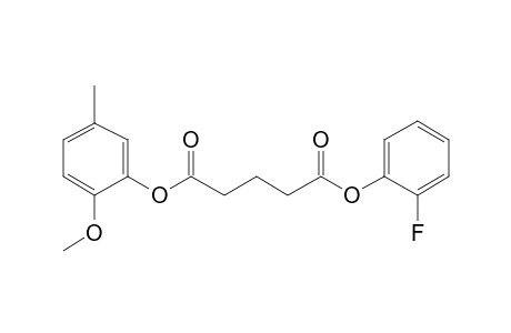 Glutaric acid, 2-fluorophenyl 5-methyl-2-methoxybenzyl ester