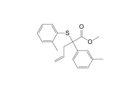 2-(3-Methylphenyl)-2-[(2-methylphenyl)thio]-4-pentenoic acid methyl ester
