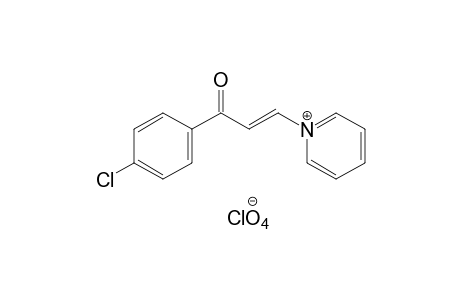 trans-1-[3-(p-chlorophenyl)-3-oxopropenyl]pyridinium perchlorate