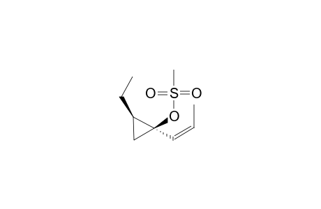 (1S,2R)-(Z)-2-Ethyl-1-(mesyloxy)-1-(prop-1-enyl)cyclopropane