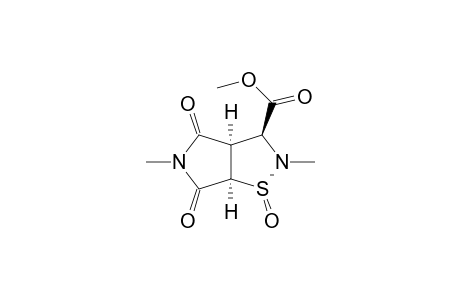 2H-Pyrrolo[3,4-d]isothiazole-3-carboxylic acid, hexahydro-3,5-dimethyl-4,6-dioxo-, methyl ester, 1-oxide, (1.alpha.,3.beta.,3a.alpha.,6a.alpha.)-(.+-.)-