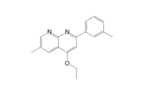 4-Ethoxy-6-methyl-2-(3-methylphenyl)[1,8]naphthyridine