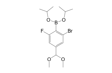 DIISOPROPYL-[2-BROMO-4-(DIMETHOXYMETHYL)-6-FLUOROPHENYL]-BORONATE