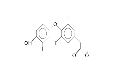 3,5,3'-Triiodo-thyroacetate anion