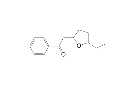 Ethanone, 2-(5-ethyltetrahydro-2-furanyl)-1-phenyl-, cis-