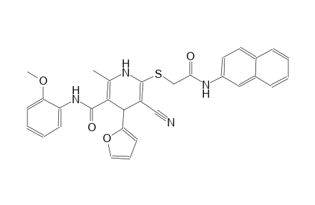 3-pyridinecarboxamide, 5-cyano-4-(2-furanyl)-1,4-dihydro-N-(2-methoxyphenyl)-2-methyl-6-[[2-(2-naphthalenylamino)-2-oxoethyl]thio]-