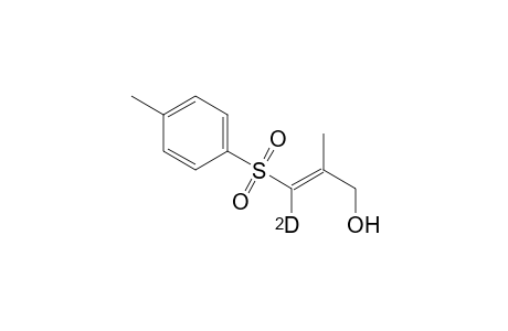 (E)-3-decuterio-2-methyl-3-tosyl-2-propen-1-ol