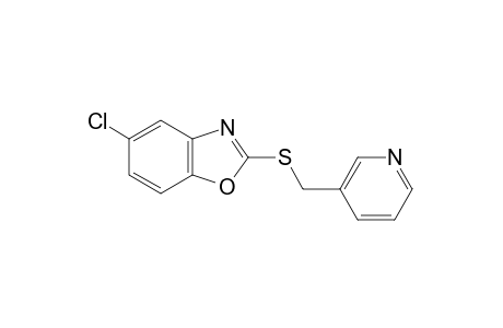 5-chloro-2-{[(3-pyridyl)methyl]thio}benzoxazole
